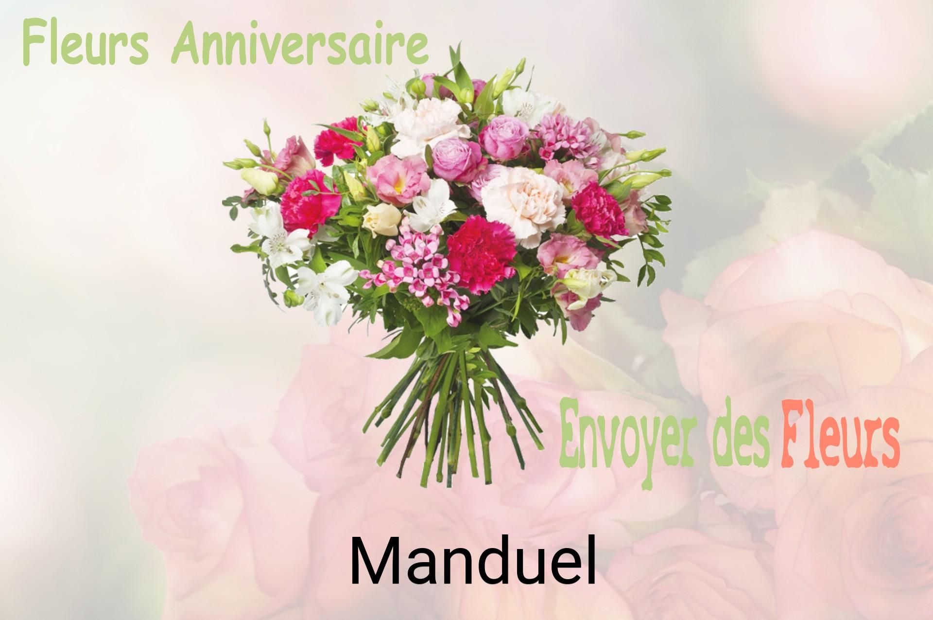 Bouquet de fleurs d’anniversaire livré à Manduel